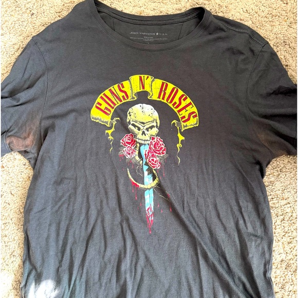 John Varvatos Vintage Guns and Roses Tee - Picture 1 of 3